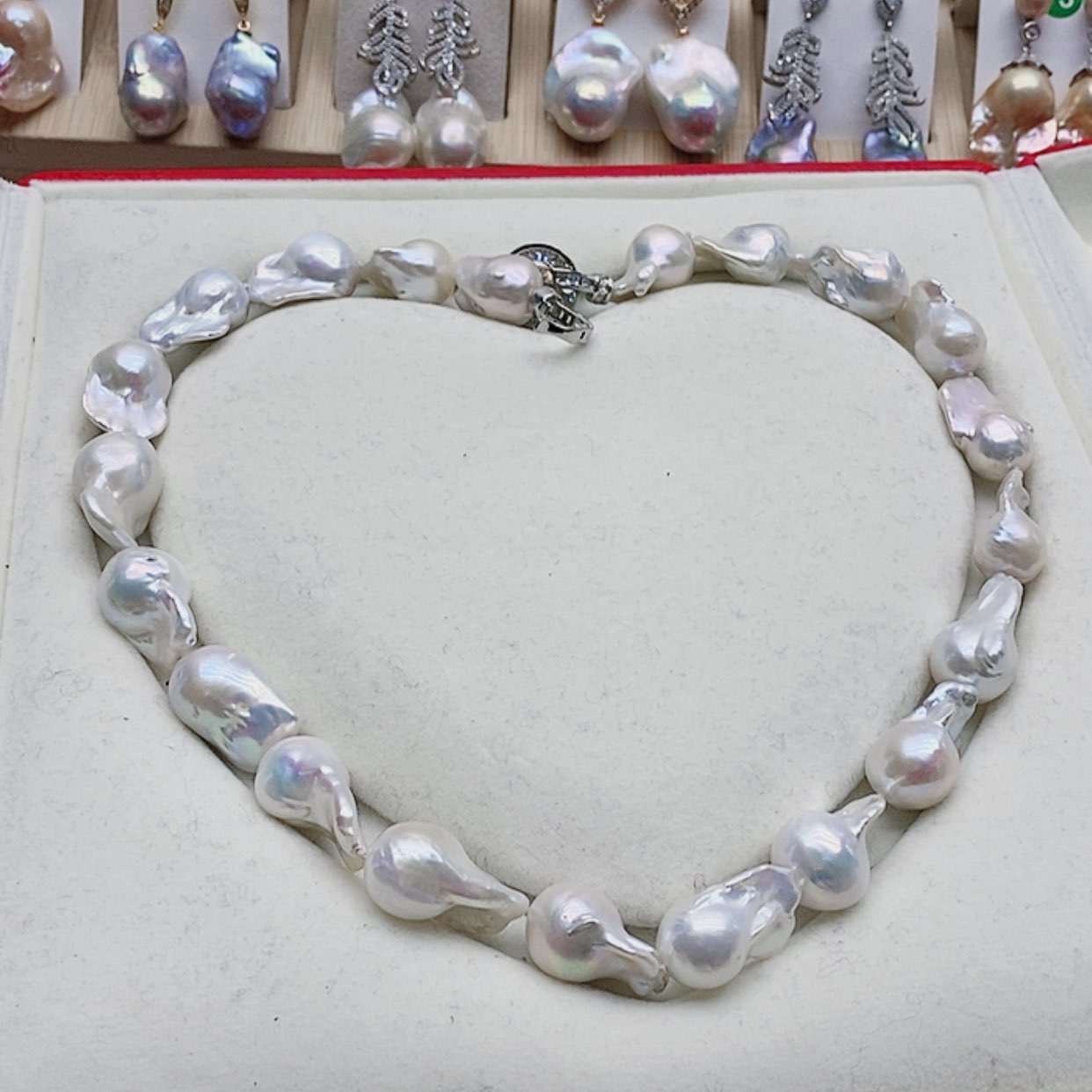 【闪购商品】淡水珍珠耳饰银S925镶嵌小*总