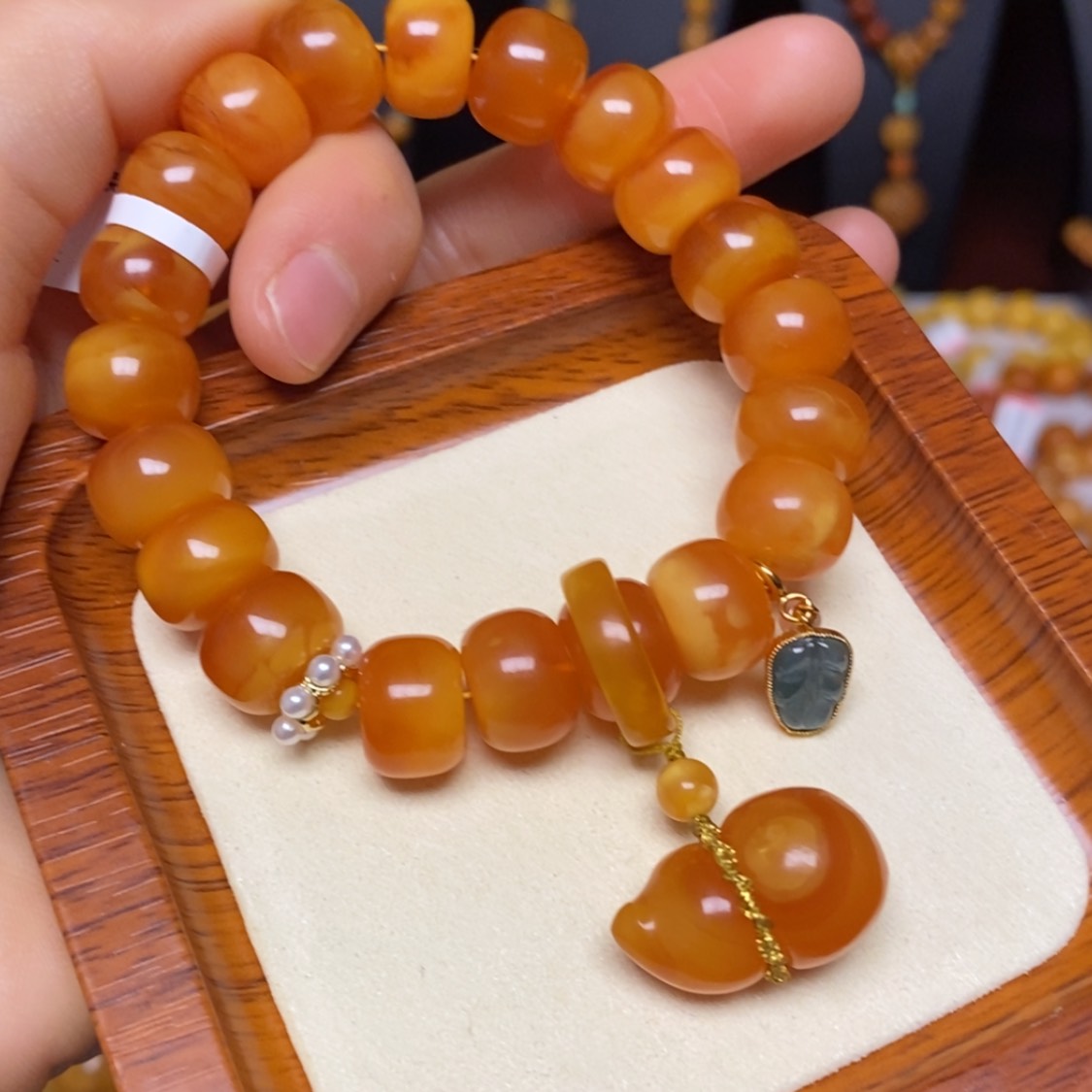 【闪购商品】蜜蜡手链未镶嵌手串