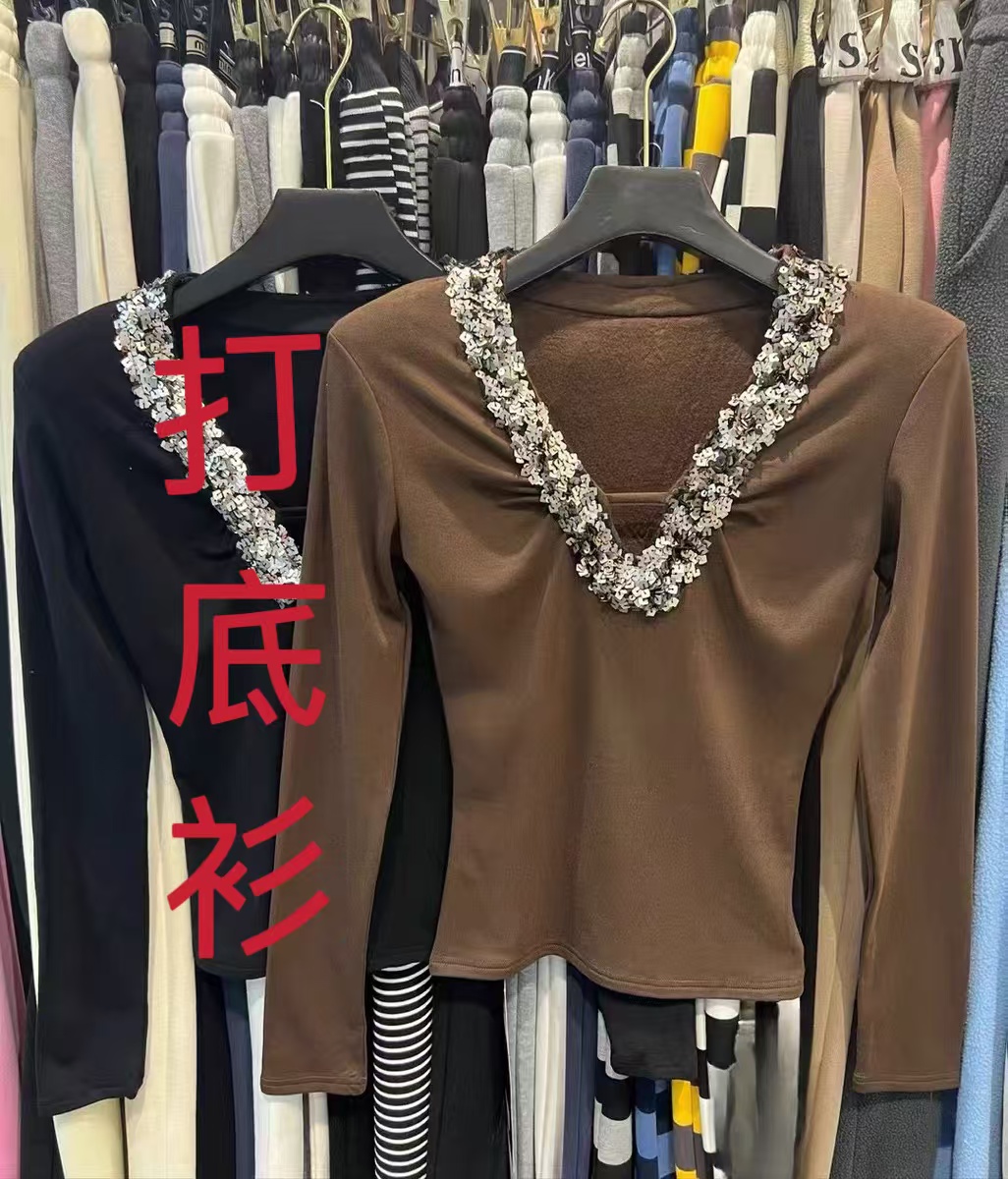 真真：洋气打底衫 福价 按编号 一码一编 T恤