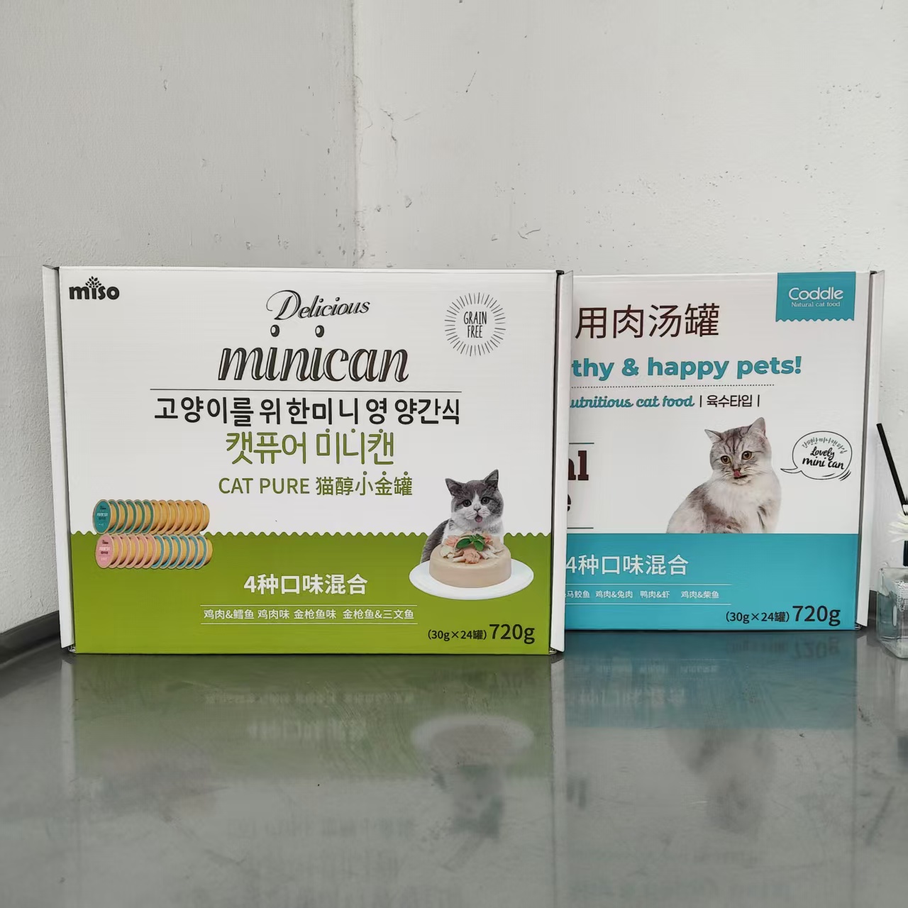 MISO猫醇小金罐猫用肉汤罐30g*24罐