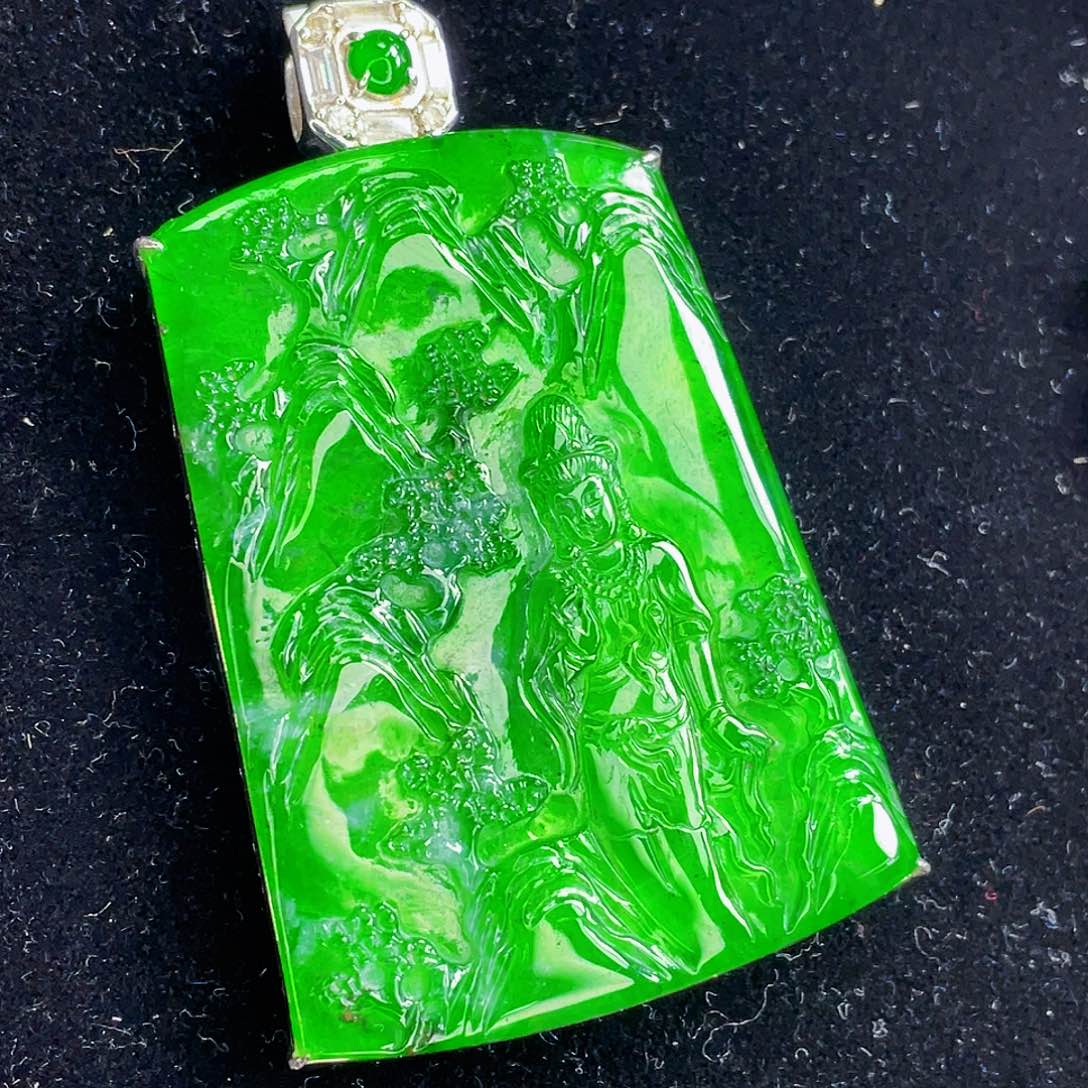 翡翠吊坠(不含链)未镶嵌