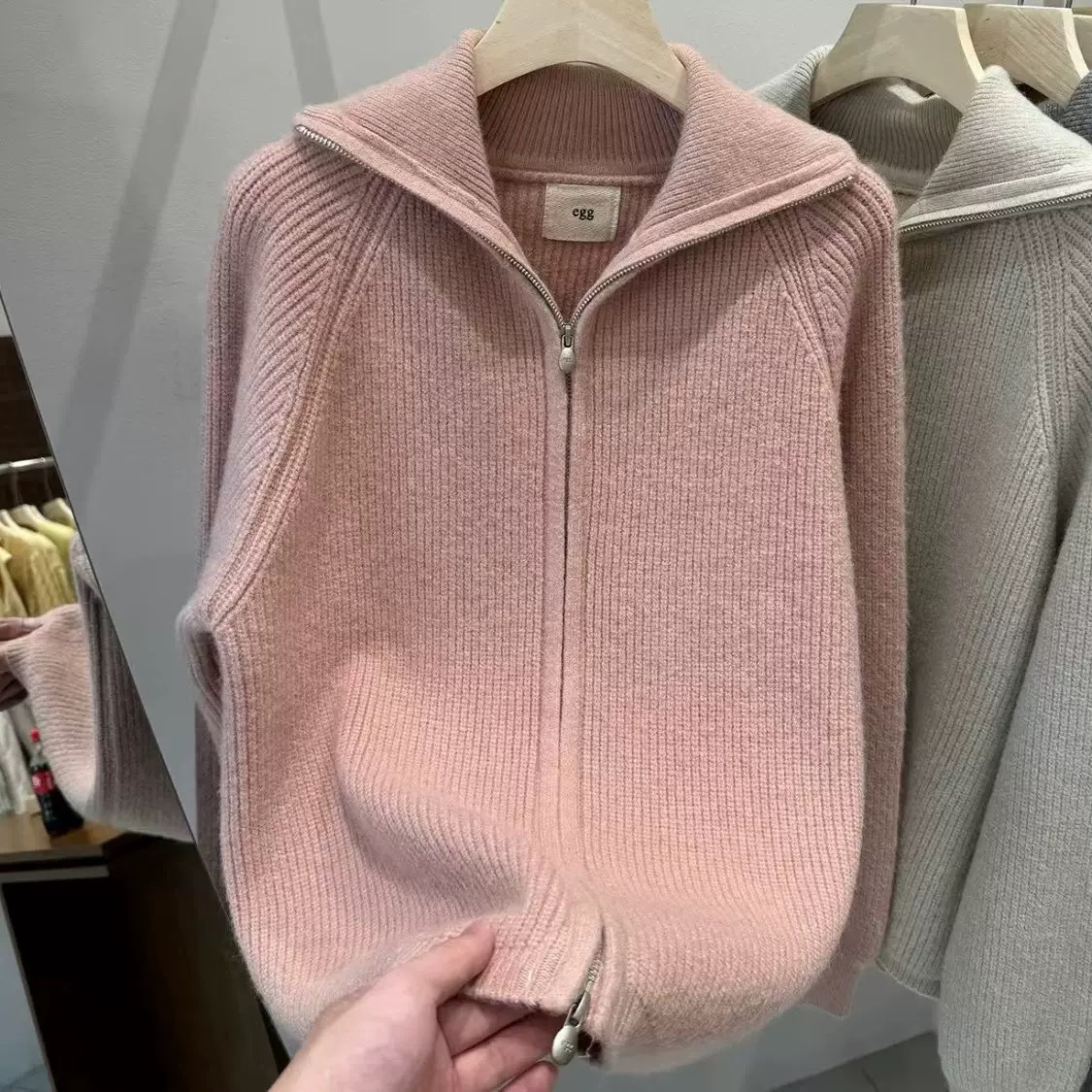 时尚气质毛衣开衫A095