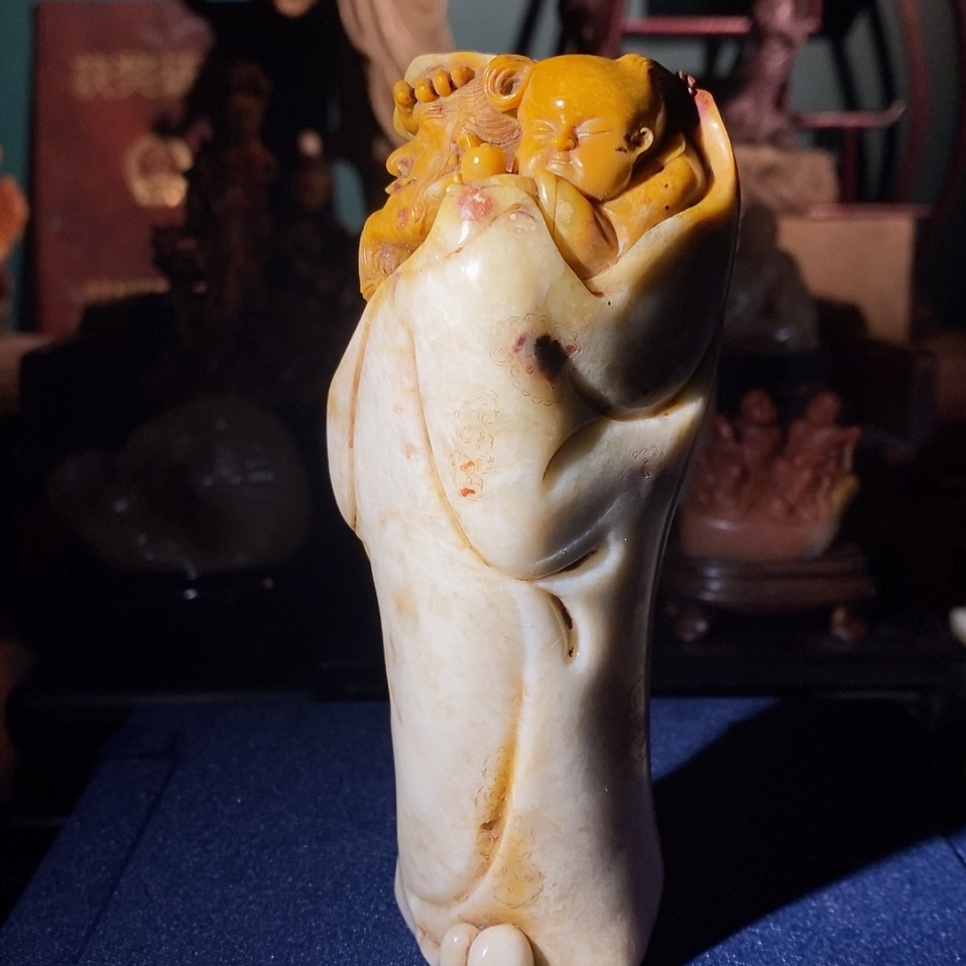 独**江寿山石收藏作品石
