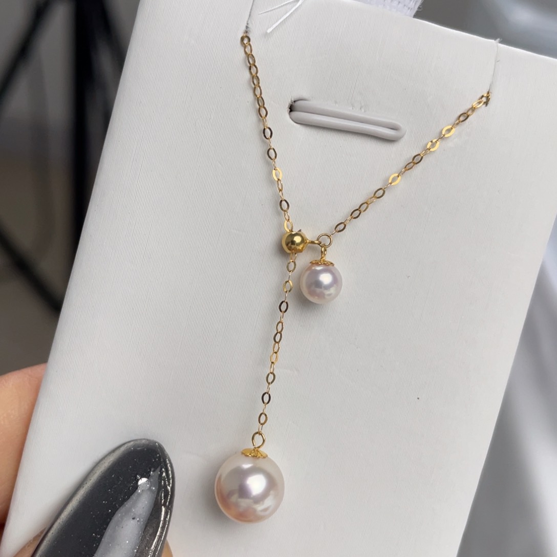 海水珍珠颈饰18K金镶嵌