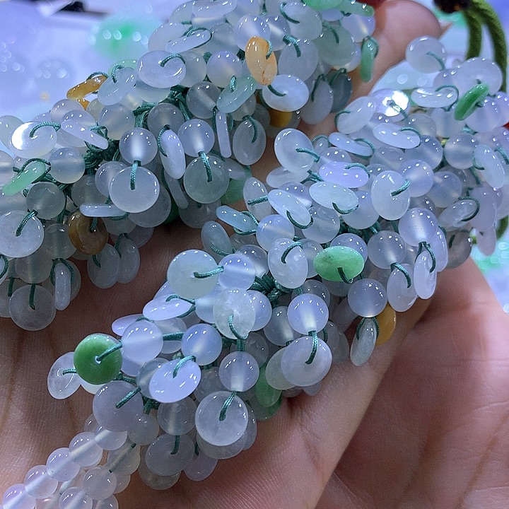 翡翠未镶嵌颈饰天然翡翠A货车挂多样性发货发其一