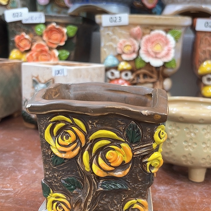 红陶粗陶多肉花盆