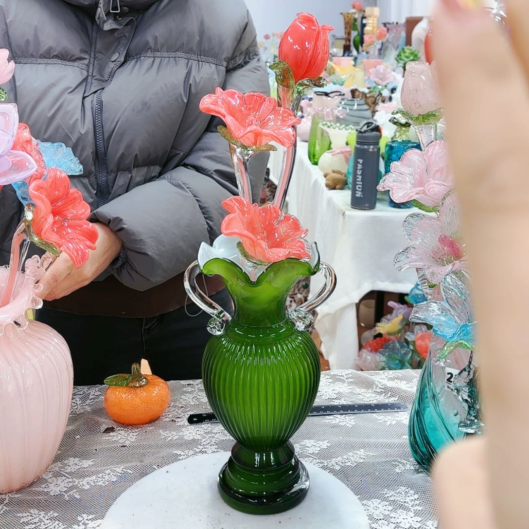 3花1瓶开播福利安妮家花瓶摆件