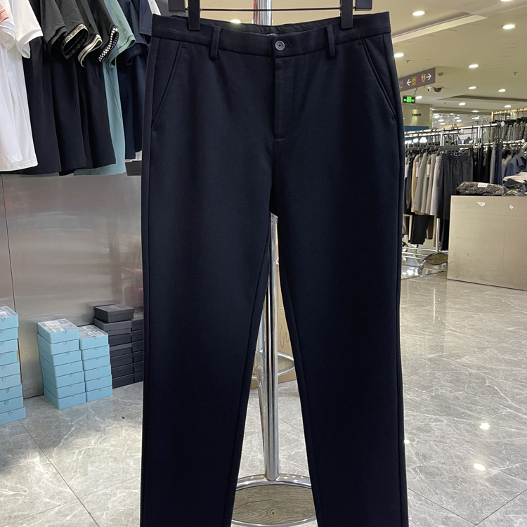 （207）御寒黑科技秋冬新款加厚中腰直筒休闲裤长裤品牌撤柜剪标