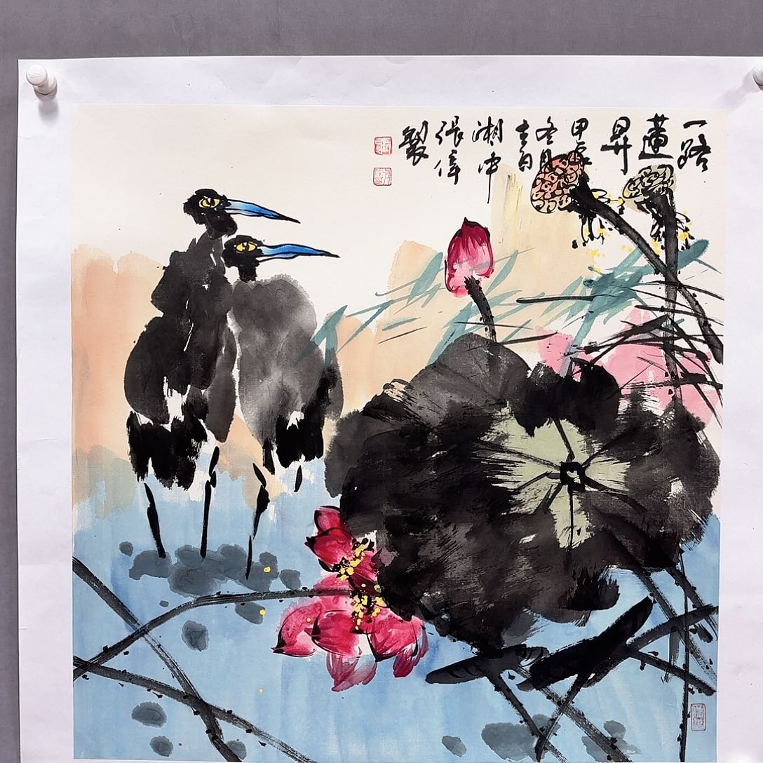 国画国画纯手绘作品请放心去藏