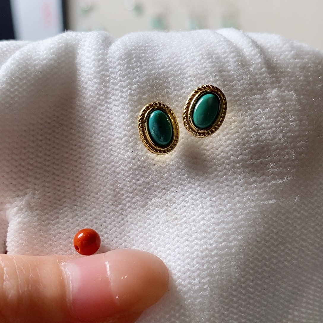 南红玛瑙颈饰银S925镶嵌子*