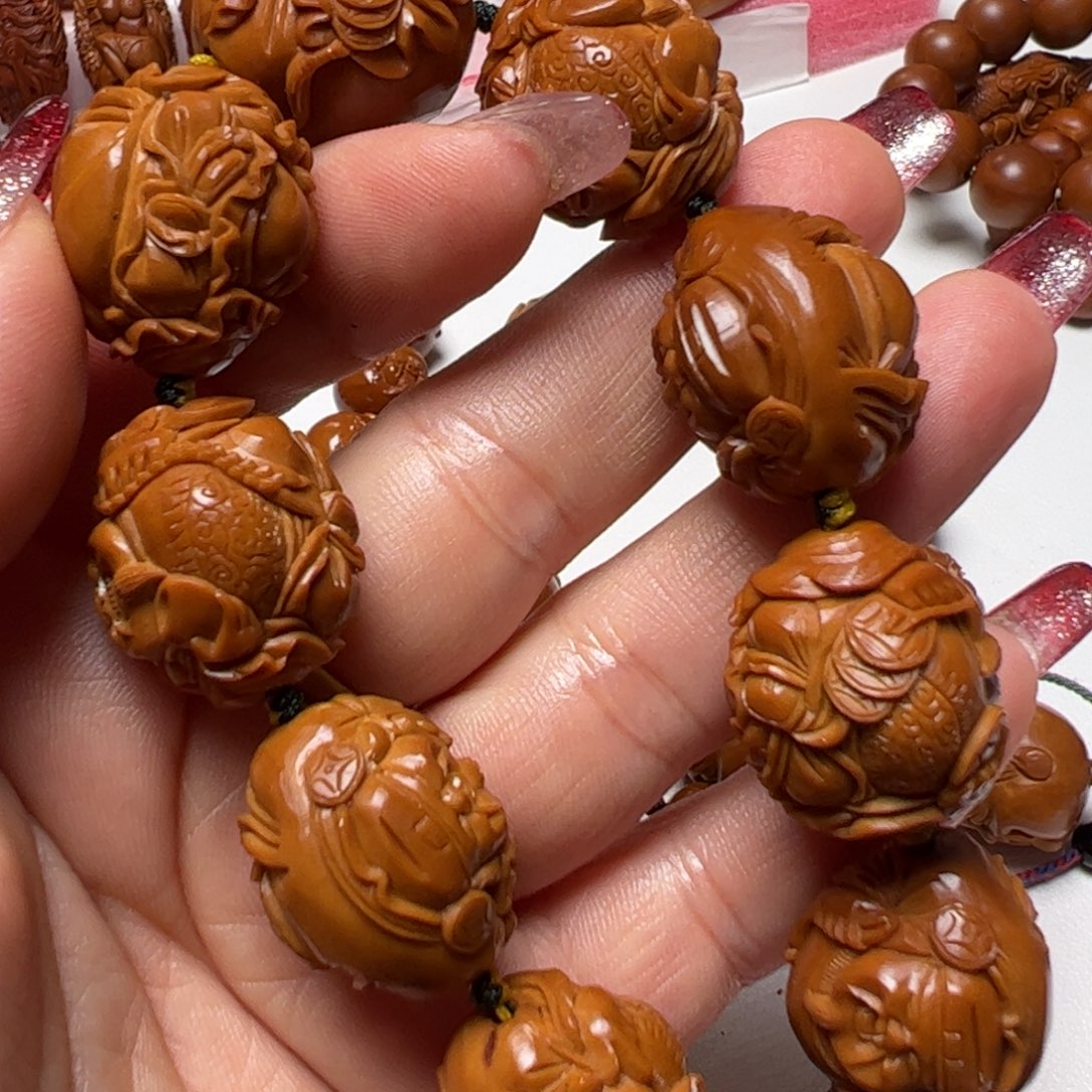 橄榄核手串橄榄核雕