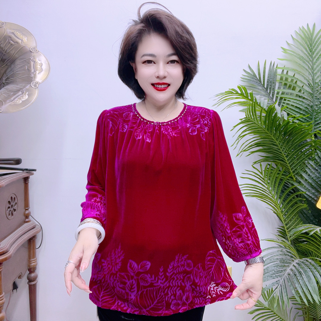 桑蚕丝大码小衫43A2220