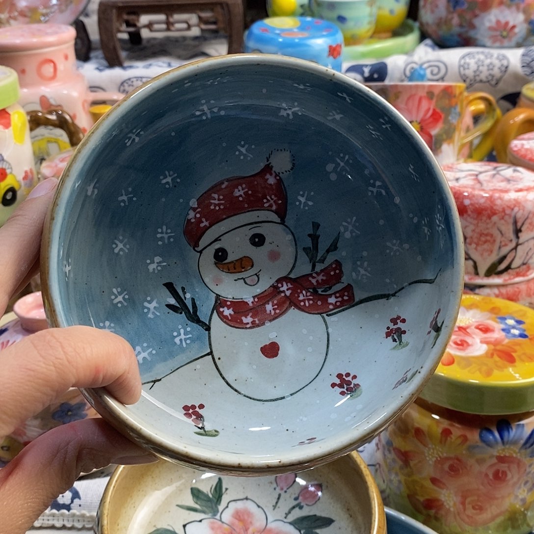 瓷片福利多多手绘陶瓷