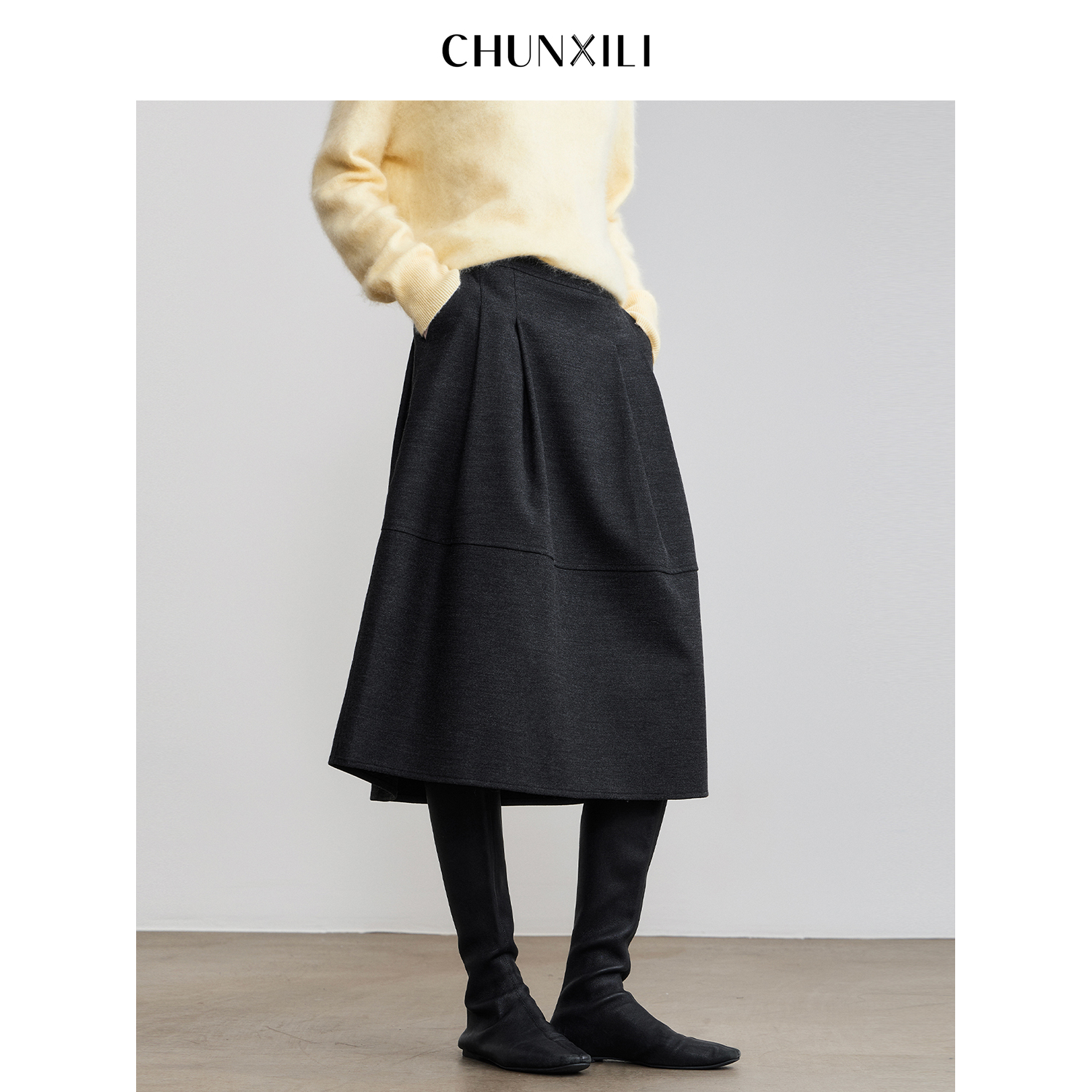 CHUNXILI/春熙里 秋冬时尚气质半身裙S00B54088