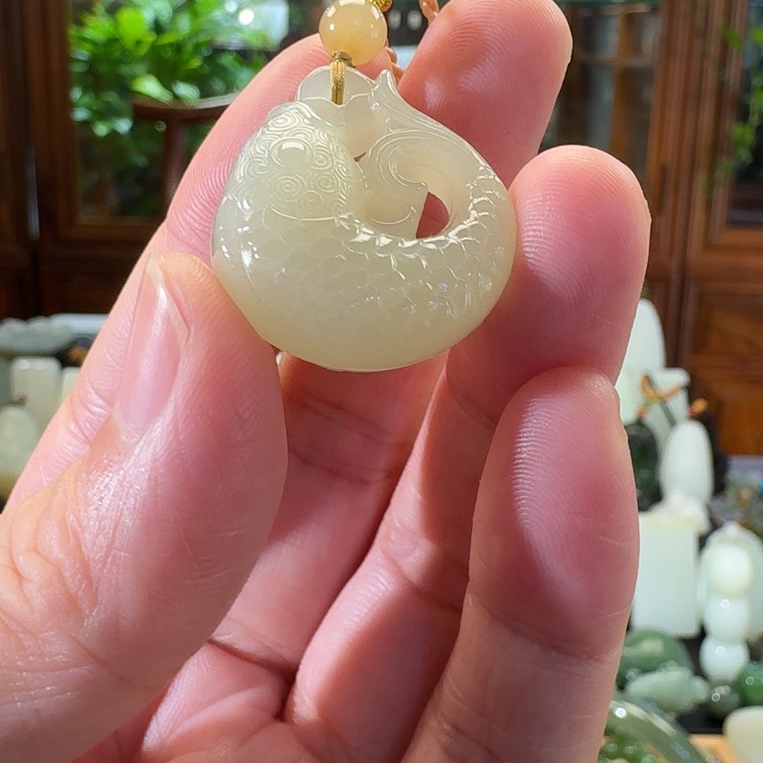 ༒***༒和田玉未镶嵌颈饰