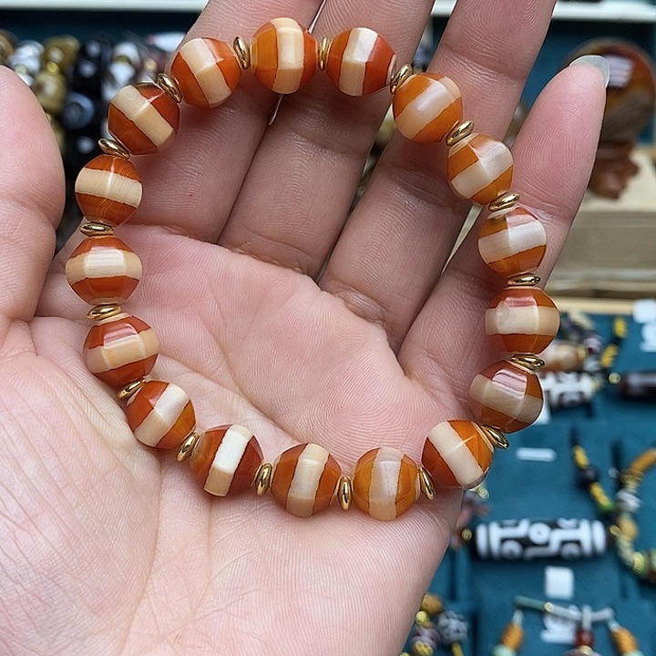 玛瑙/玉髓合金手链