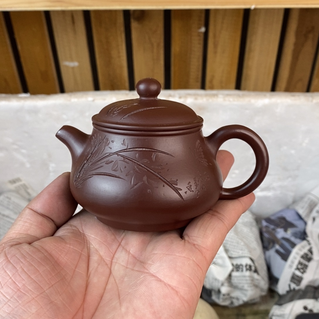 茶壶紫砂宜兴市紫砂壶qq130cc