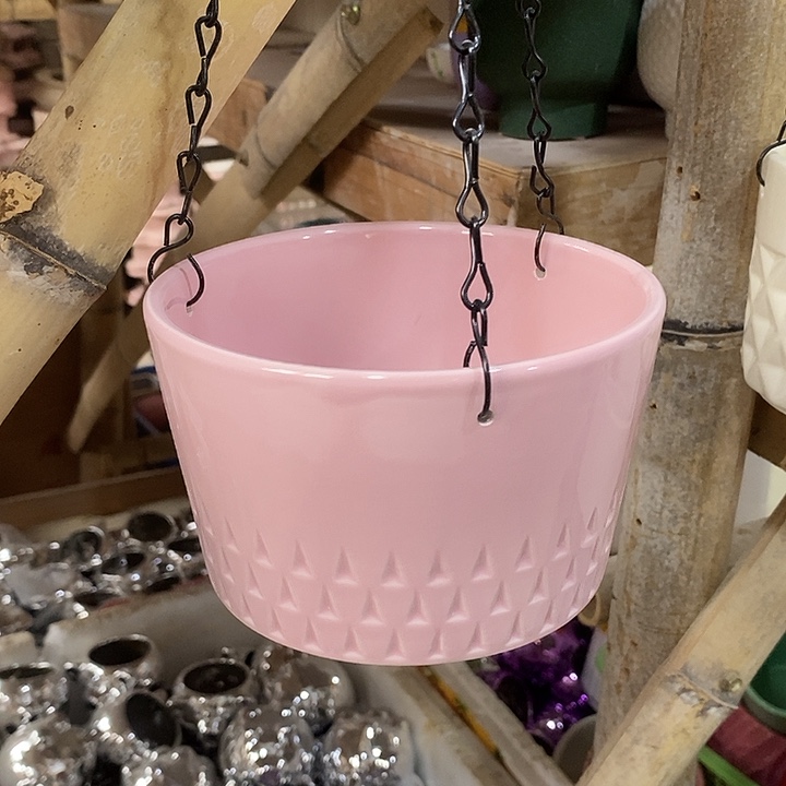 陶摆件陶盆有孔 瑕疵针孔漏釉介意勿拍外口 15外高9