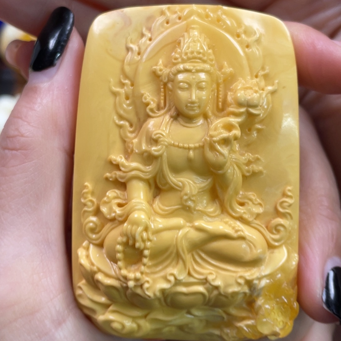 蜜蜡裸石未镶嵌琥珀蜜蜡