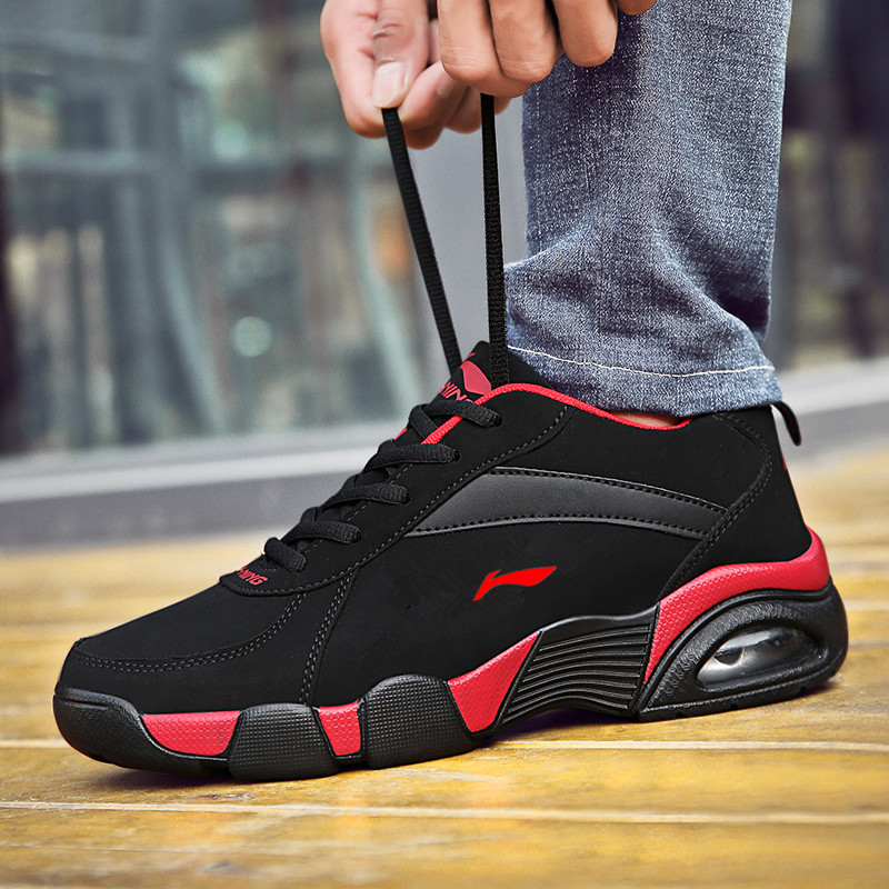 2024新款秋冬寻李宁约男鞋冬季保暖男士跑步潮鞋运动跑鞋