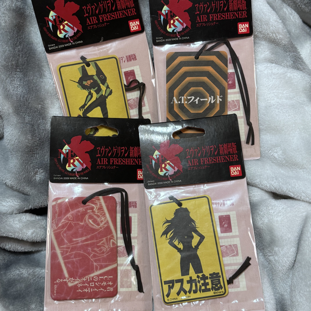 新世纪福音战士 稀有品 EVA明日香真希波中古挂件 包邮