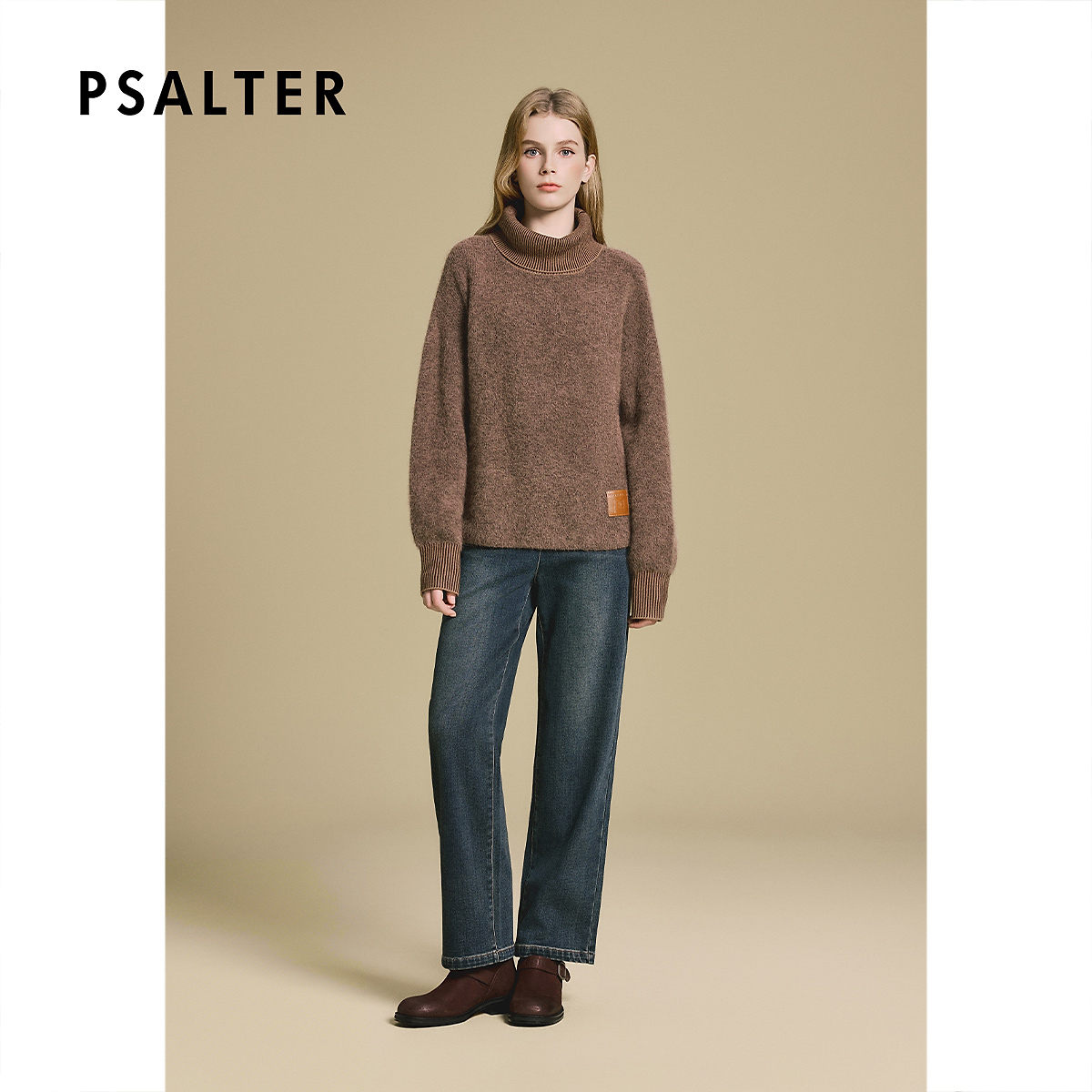 【晨粉专享价】诗篇冬季新款毛针织衫6C35506140