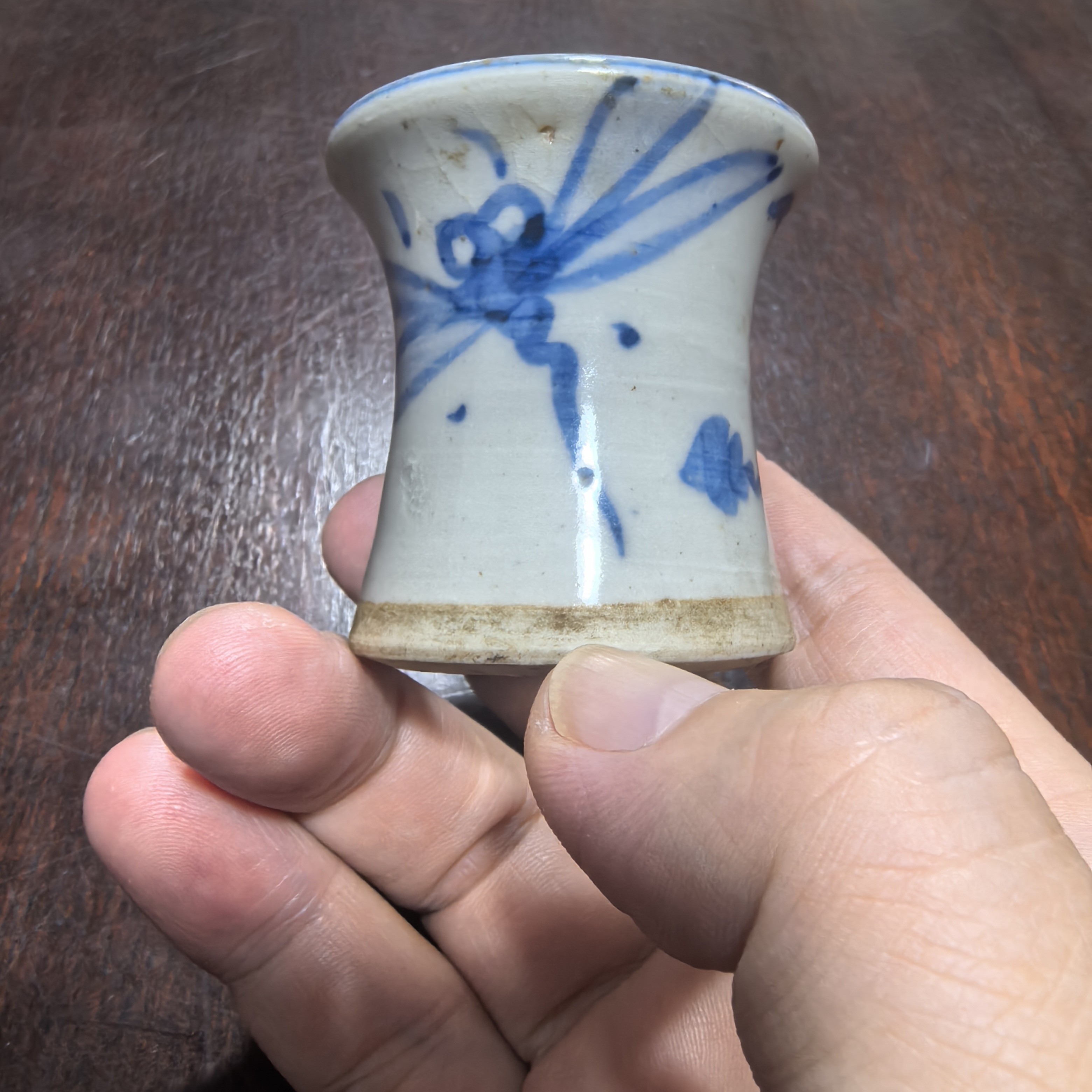 青花染付电窑盖置