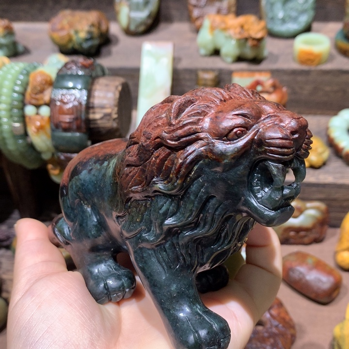 岫岩河磨玉（透闪石质玉）未镶嵌把件