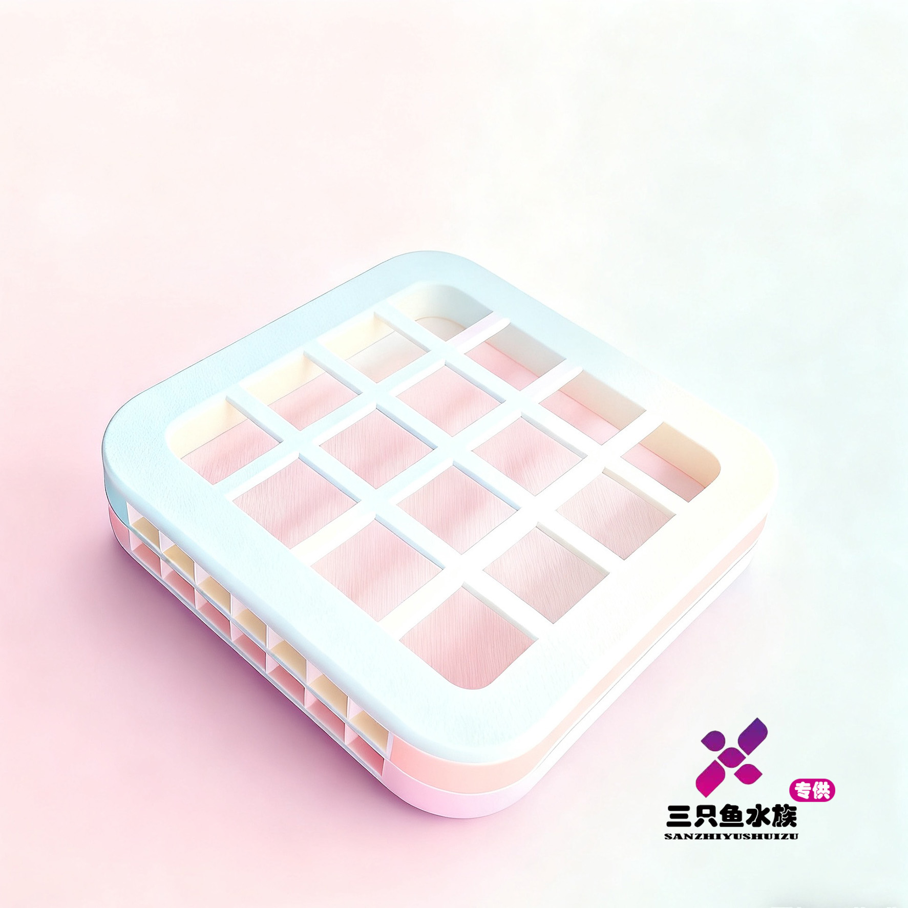 寄居蟹3D打印抽拉式网格状食盆方格设计防带走食物不卡腿易清洗