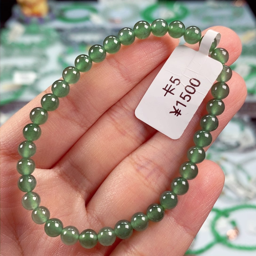 未镶嵌手链翡翠卡5