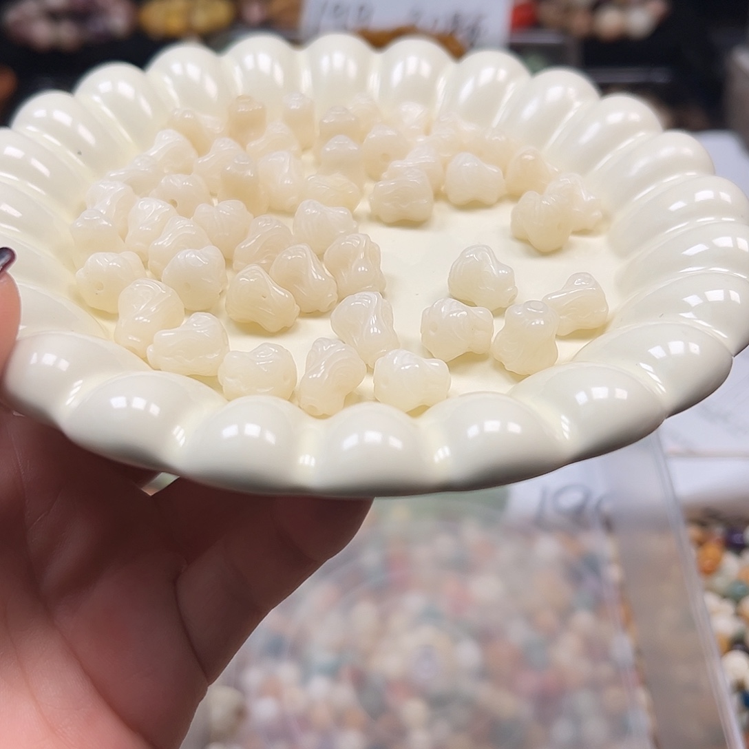 手串菩提根/象牙果白菜100颗