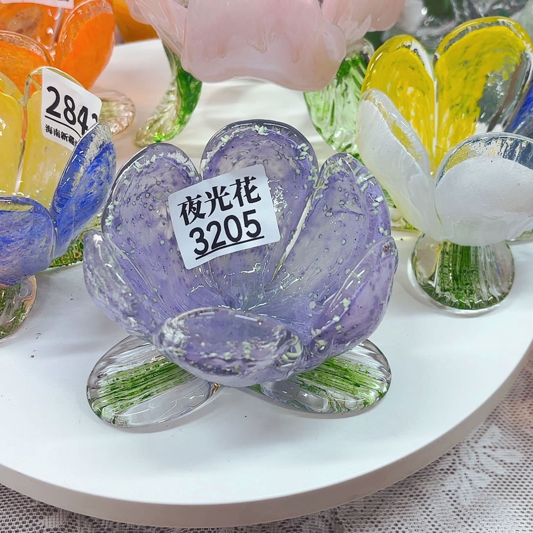 琉璃夜光花碗 花瓶家悦美居