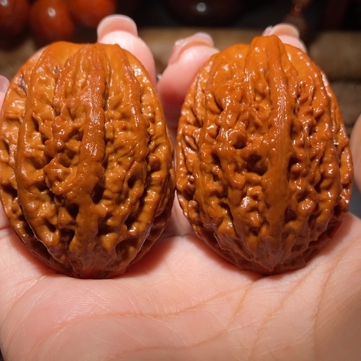 把件文玩核桃东北楸子小雪17