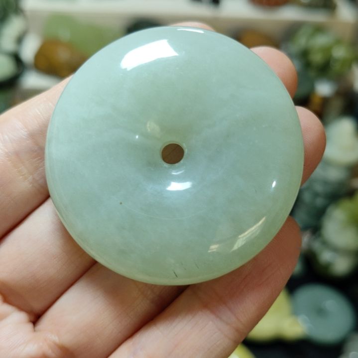 岫玉平安扣未镶嵌