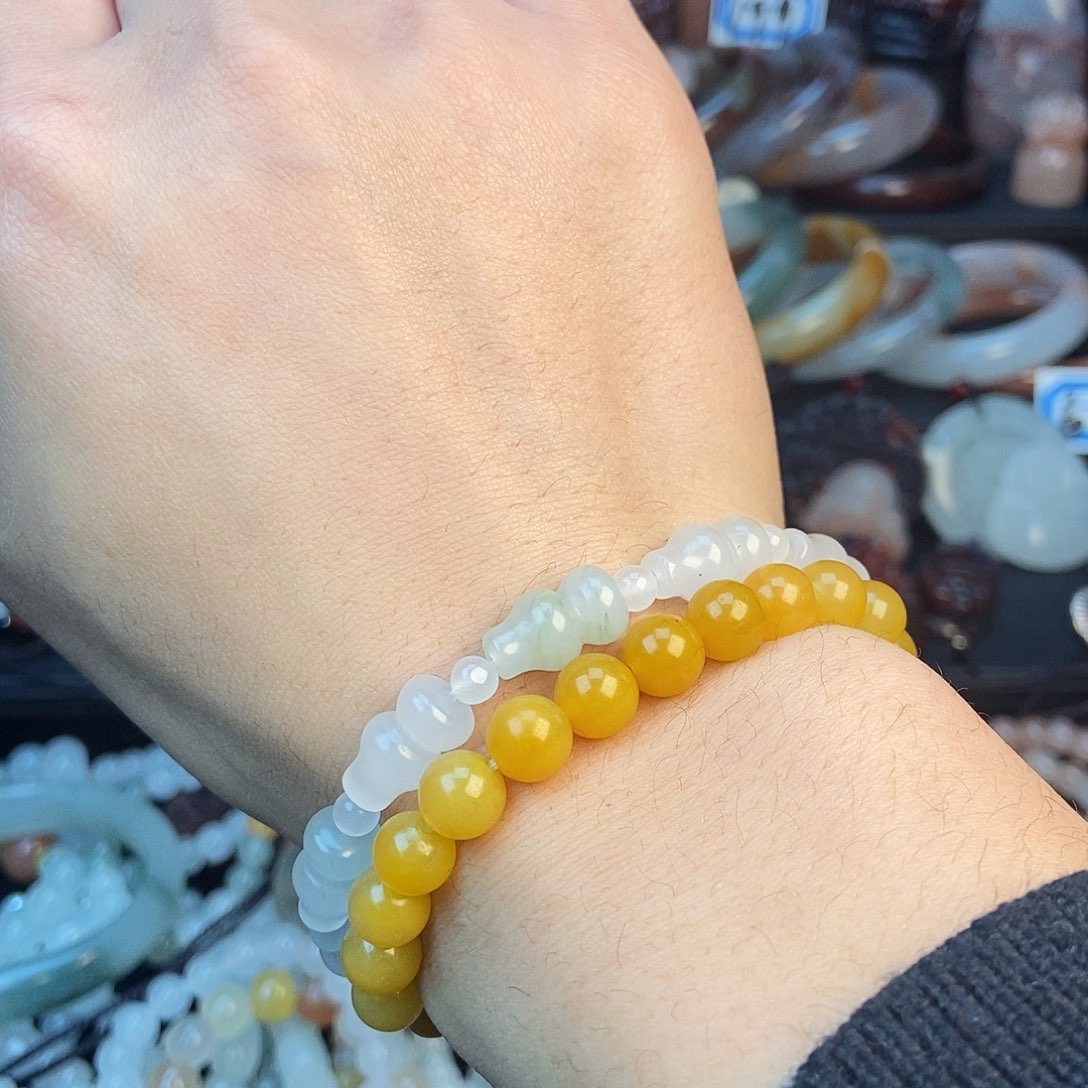 石英质玉手链未镶嵌