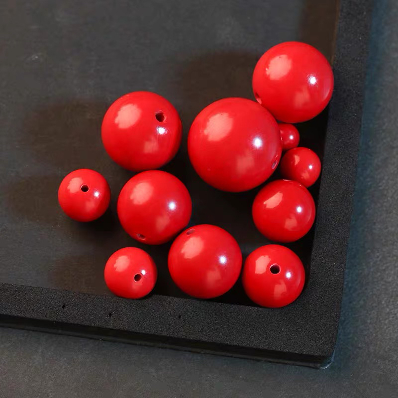 创意手工Diy 红《帝王》沙散珠串珠可做手串手链