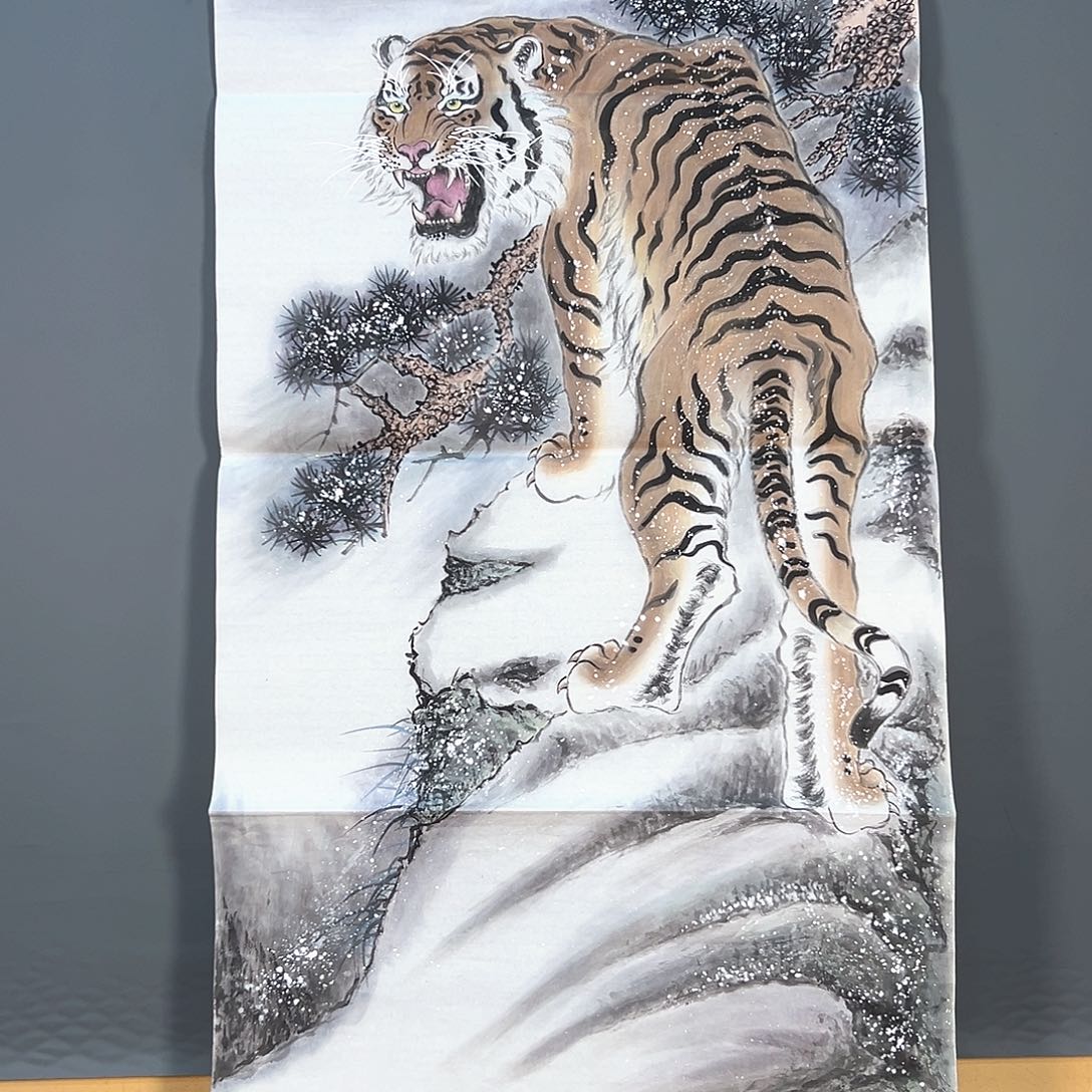 国画392 牡丹一如您飘逸一派