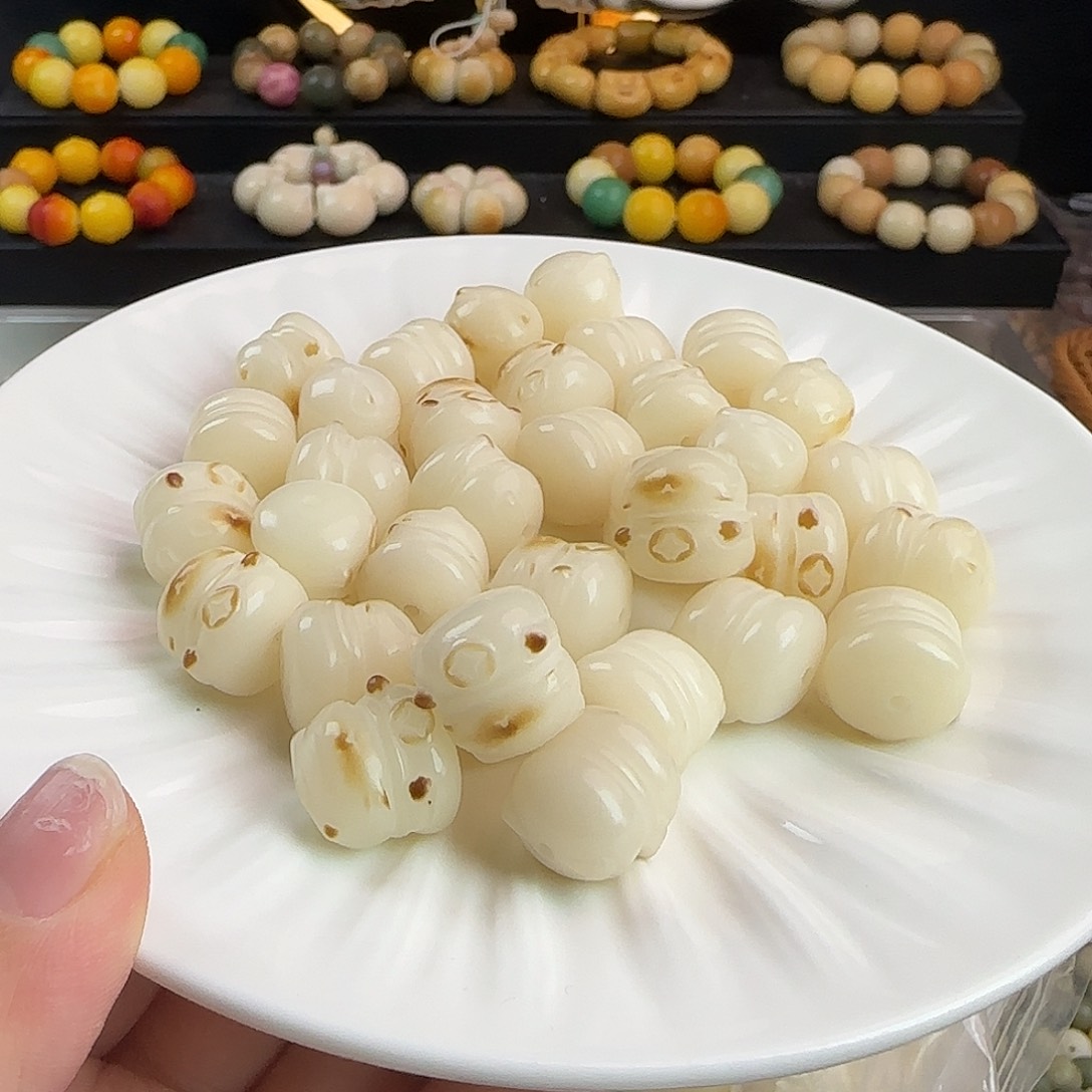 菩提根/象牙果吊坠瑕疵卡15炭烤招财猫20颗