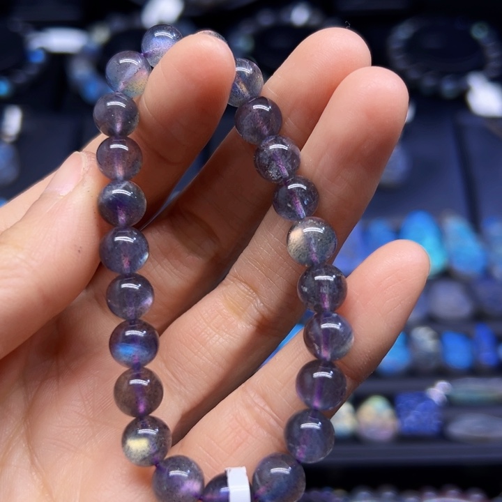 拉长石手串未镶嵌8左右