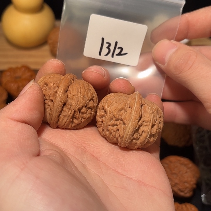 把件文玩核桃40 尺  元宝    1312