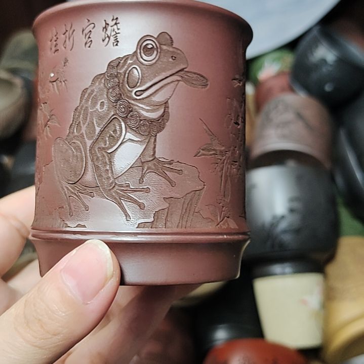 茶杯紫砂宜兴紫砂茶具正品