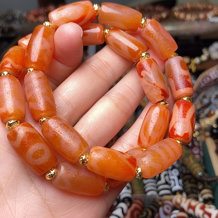 玛瑙/玉髓未镶嵌手链发一条