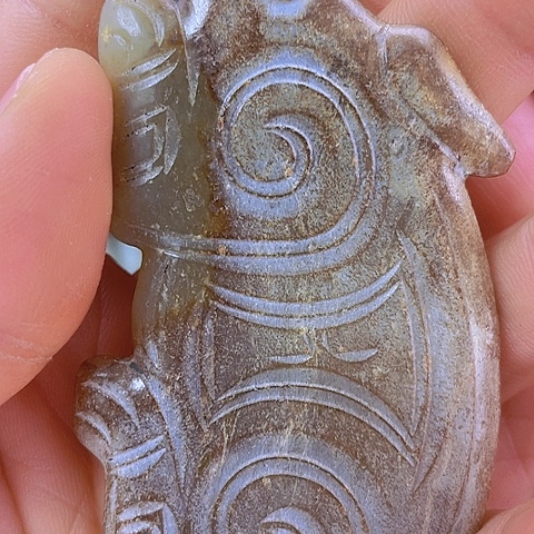 和田玉（白玉）挂件未镶嵌