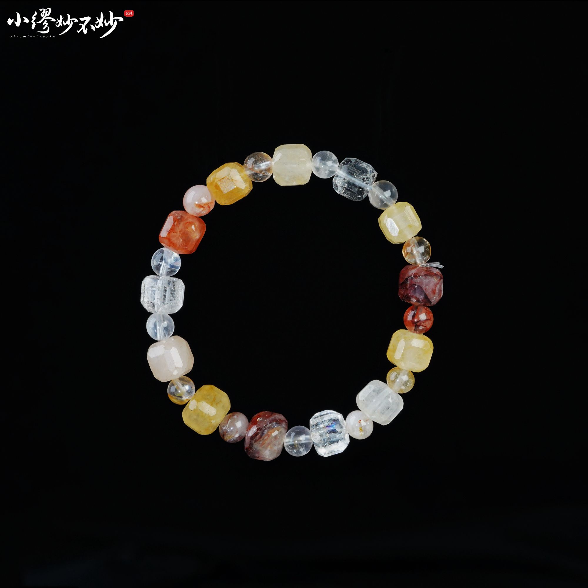 【缪老师严选】YY0493 胶花方糖 水晶手链  多样性发其一