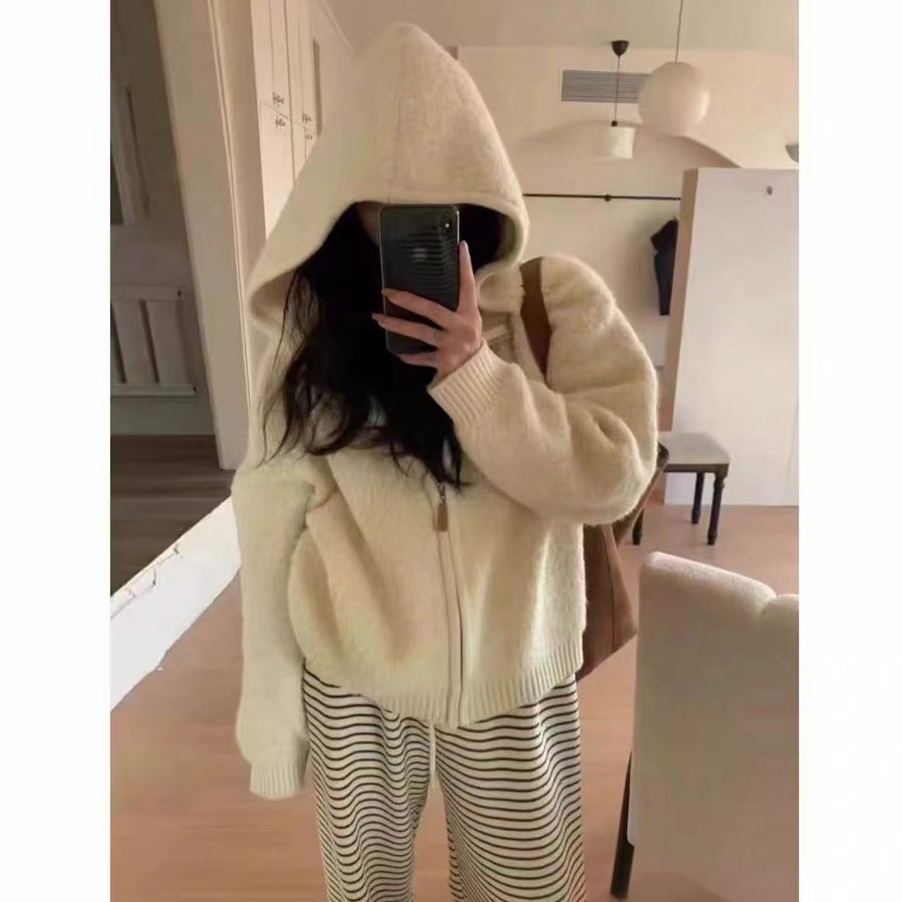 【R094-R194】毛衣皮衣风衣 韩国小众设计chic