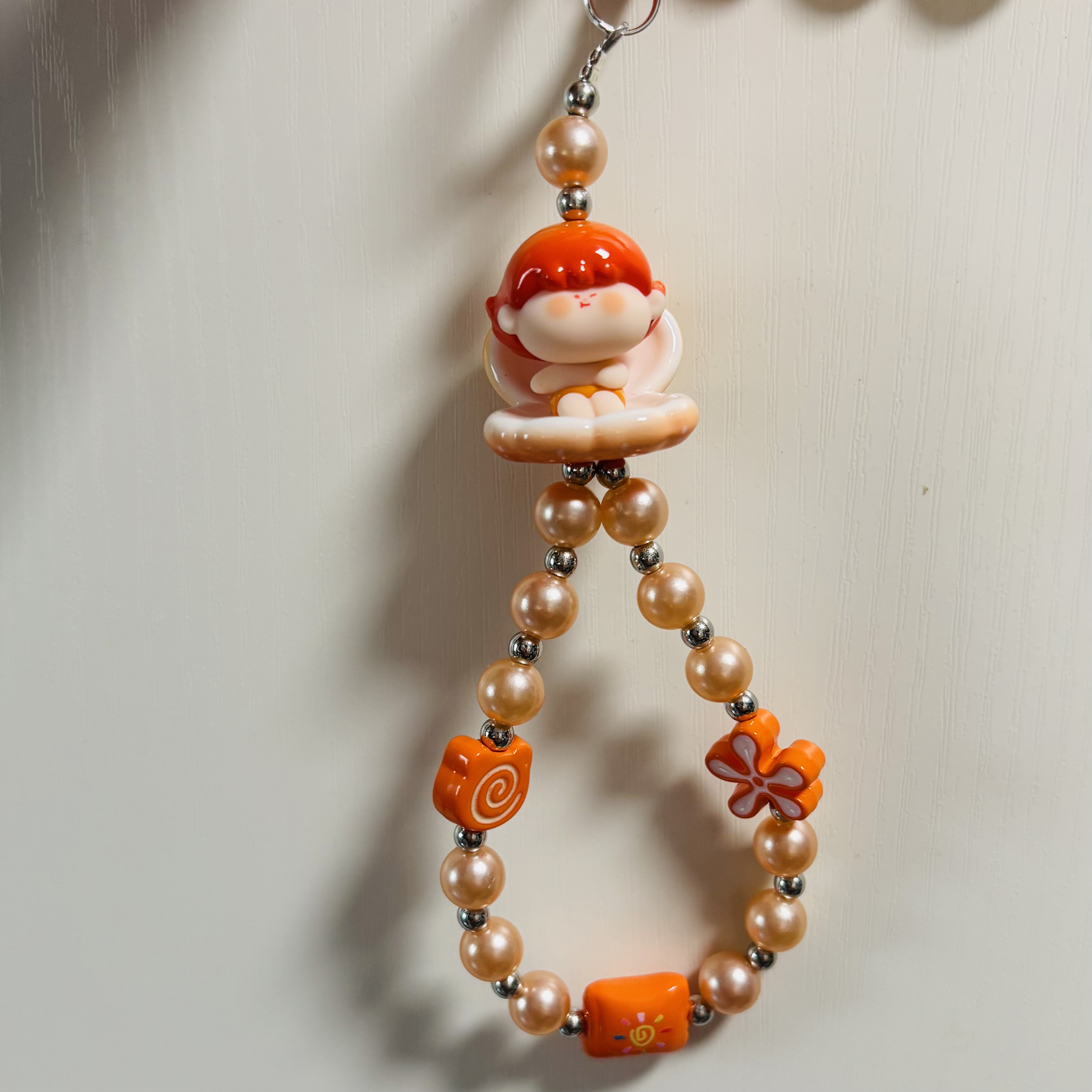 【正版】阿玛莉莉丝贝壳萌粒DIY个性ins风手机挂包包挂钥匙挂短款