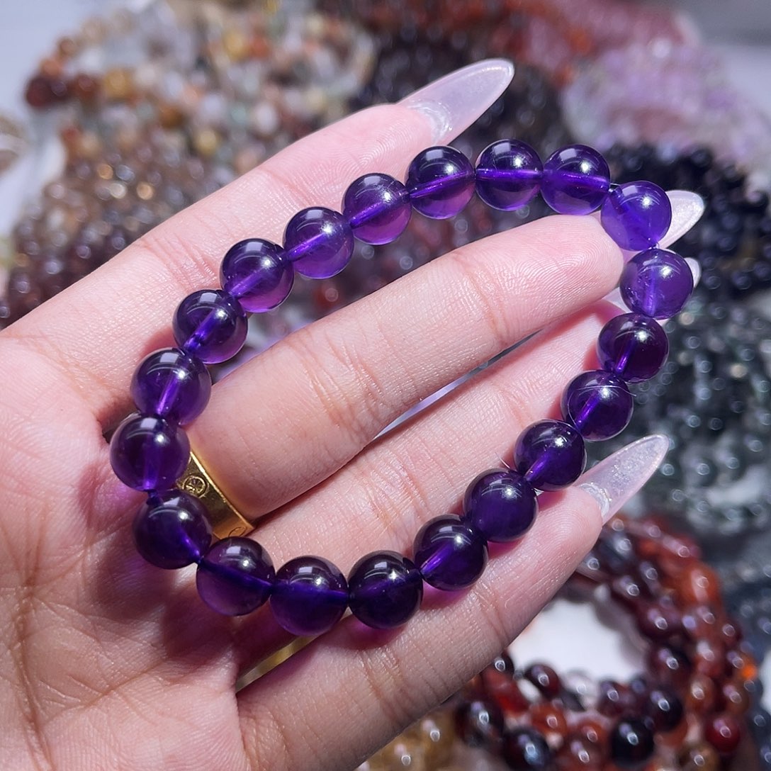 水晶手链未镶嵌乌拉圭9+