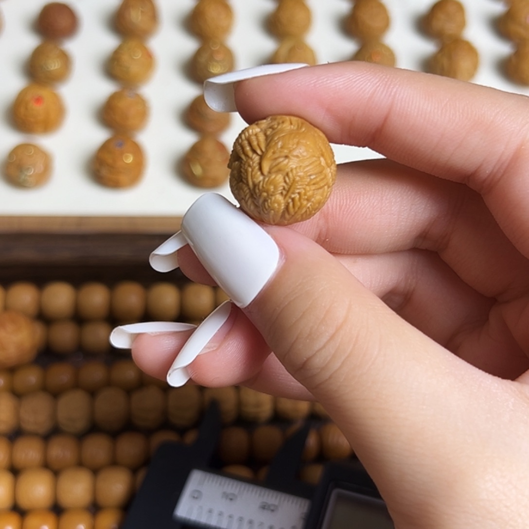 猴头核桃吊坠素单颗玄鸟