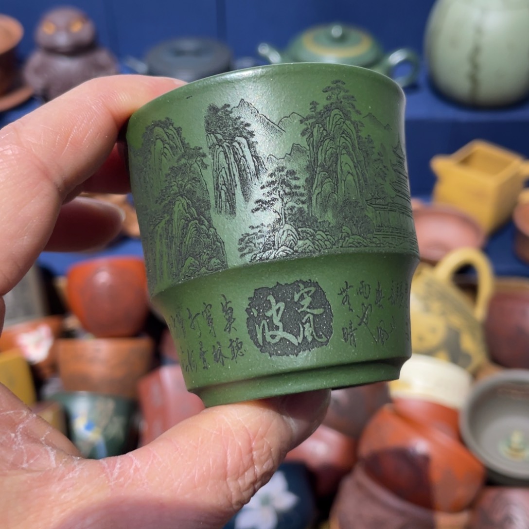 原矿紫砂手工主人杯