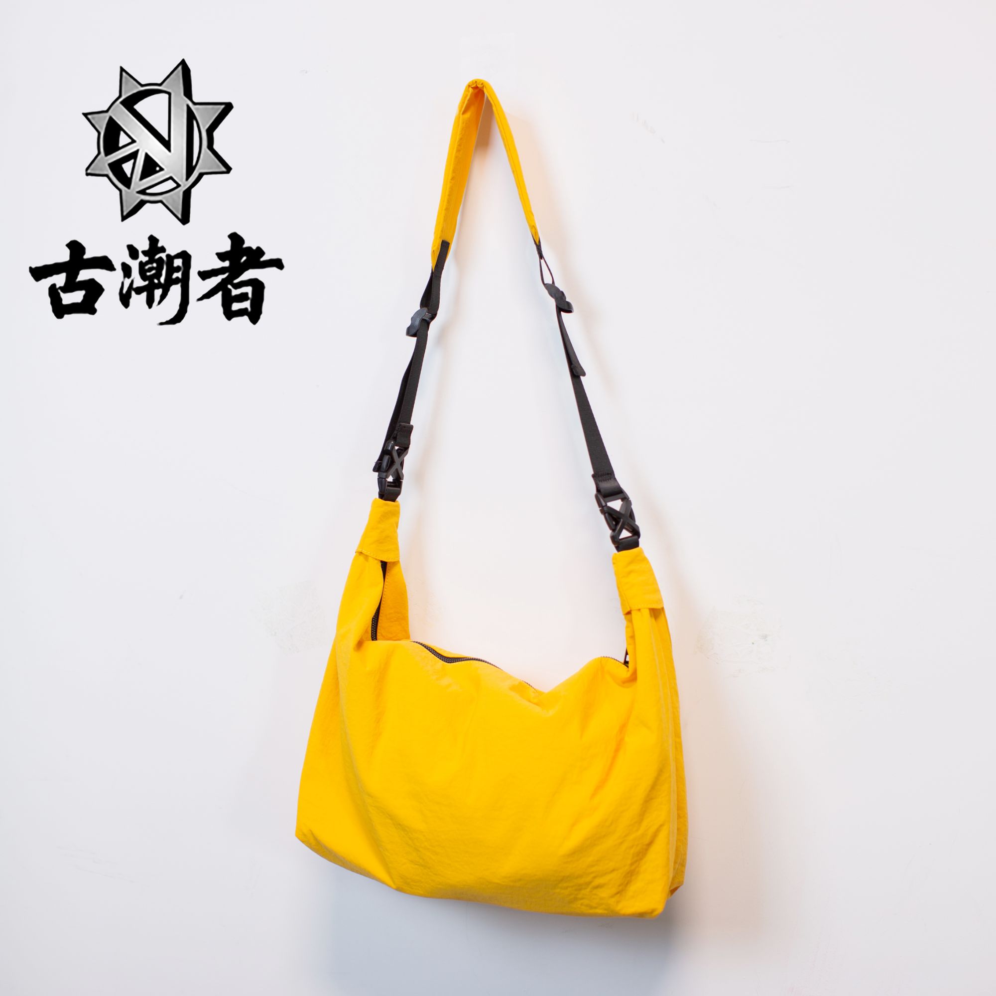 拉链运动风做旧通勤风韩版斜挎包潮流肩包户外多功能便携